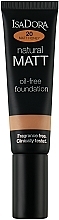 Fragrances, Perfumes, Cosmetics Foundation - IsaDora Natural Matt Oil-free Foundation