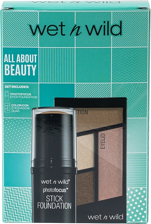 Gift Set - Wet N Wild All About Beauty (found/12g + shadows/4.5g) — photo N1