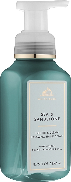 Hanf Wash Foam - Bath and Body Works Sea & Sandstone Gentle & Clean Foaming Hand Soap — photo N1