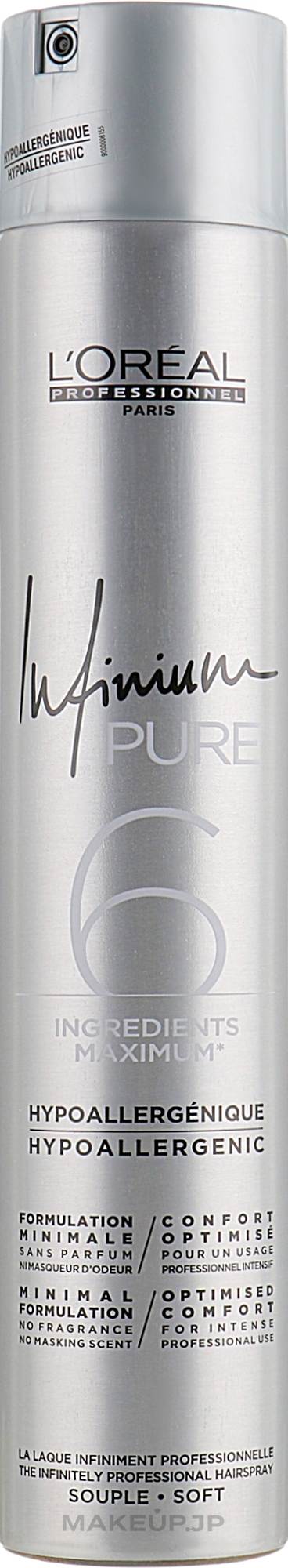 Hair Spray - L'Oreal Professionnel Infinium Pure Soft — photo 500 ml