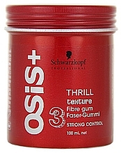 Hair Styling Fiber Wax - Schwarzkopf Professional Osis + Thrill Texture Fibre Gum — photo N2