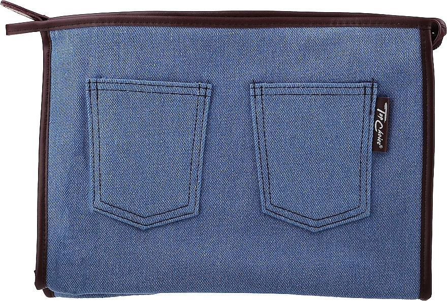 Makeup Bag "Real Jeans. Denim", 94569, blue - Top Choice — photo N2