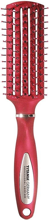 Hair Brush, red, 24 cm - Titania Salon Professional — photo N1