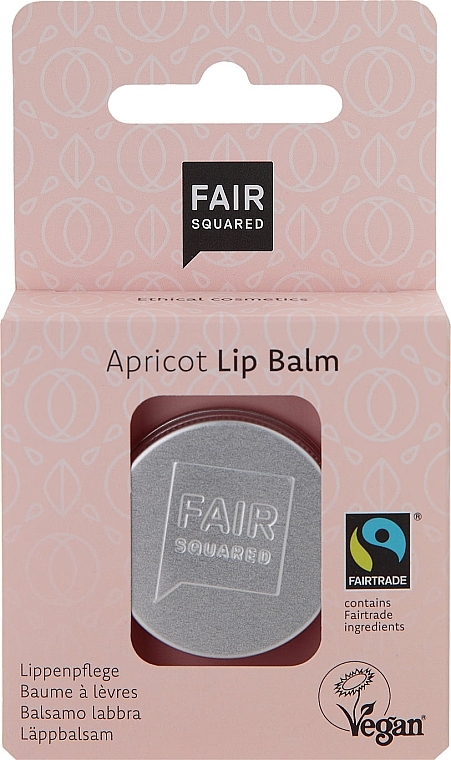 Lip Balm "Apricot" - Fair Squared Lip Balm Apricot — photo N1