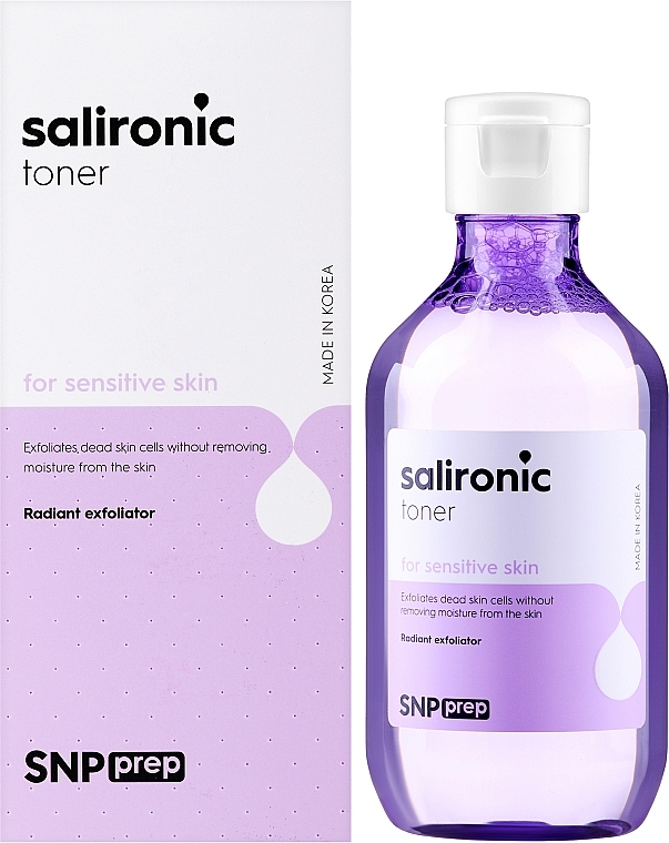 Soothing & Moisturizing Facial Toner - SNP Prep Salironic Toner — photo N2