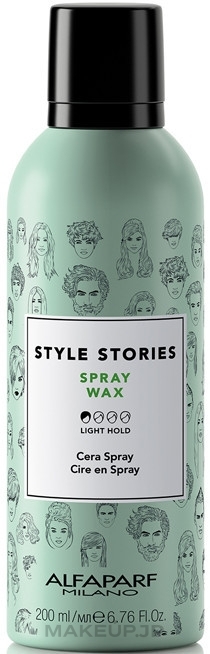 Styling Hair Wax Spray - Alfaparf Milano Style Stories Spray Wax — photo 200 ml