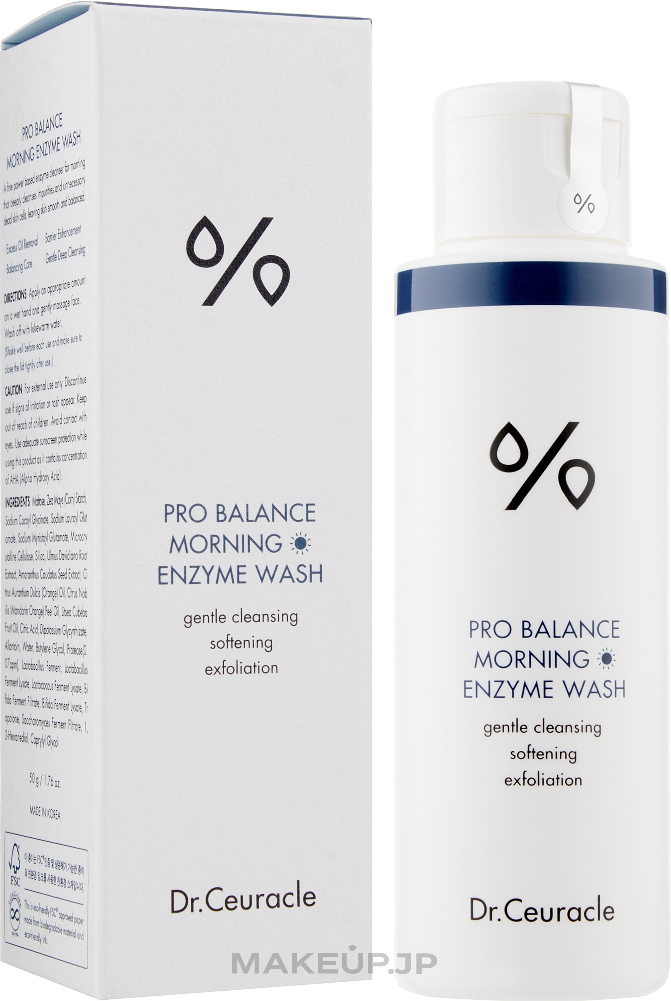 Morning Enzyme Wash with Probiotics - Dr.Ceuracle Pro Balance Morning Enzyme Wash — photo 50 g