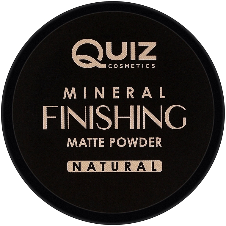Mineral Powder - Quiz Cosmetics Mineral Finishing Matte Powder — photo N2