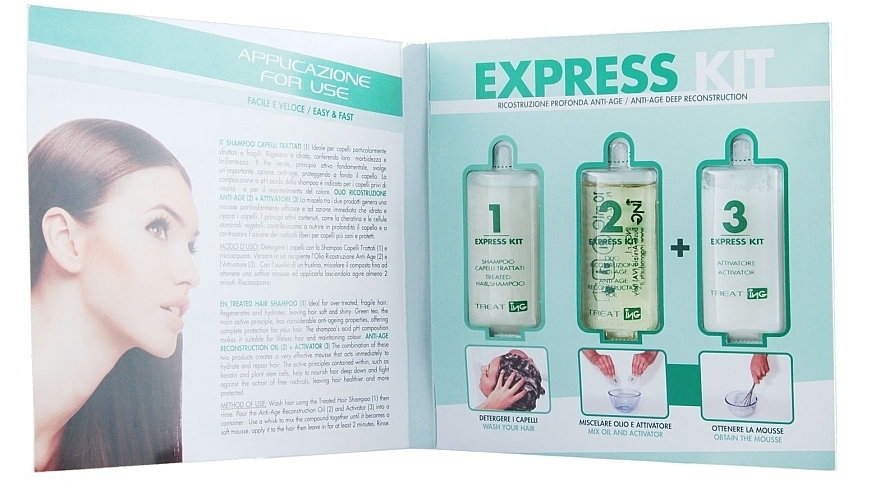 Express Hair Repair Set - ING Professional Treat Express Kit Tower — photo N2