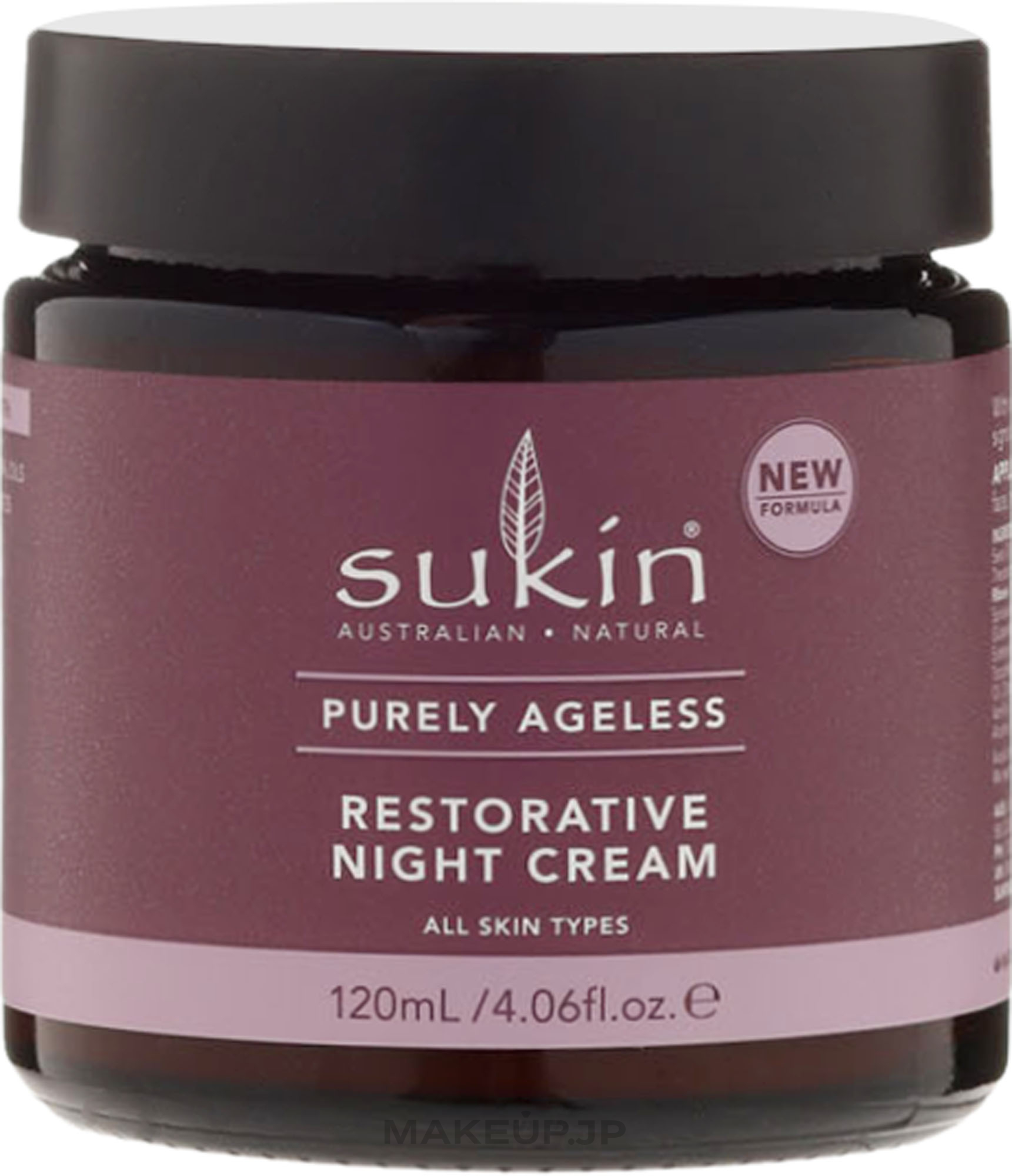 Anti-Aging Night face Cream - Sukin Purely Ageless Restorative Night Cream — photo 120 ml