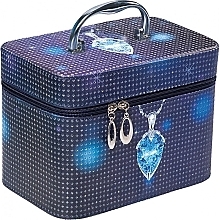 Fragrances, Perfumes, Cosmetics Makeup Bag 'Jewelry Winter' S, 96624, blue - Top Choice