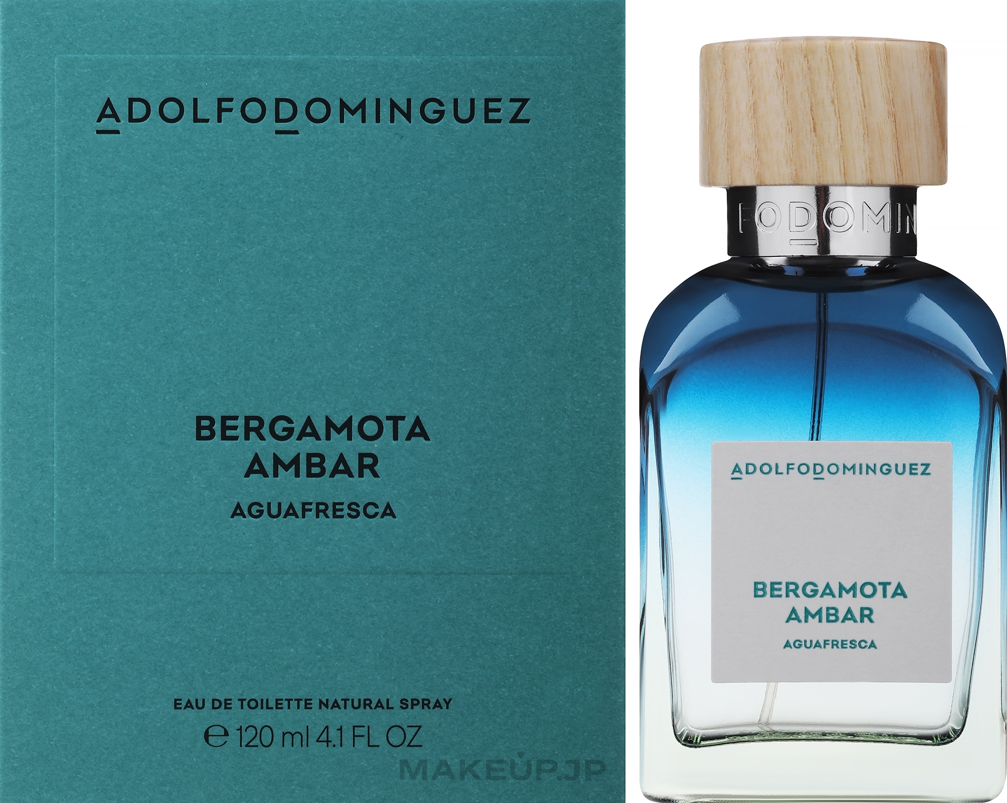 Adolfo Dominguez Agua Fresca Bergamota Ambar - Eau de Toilette — photo 120 ml