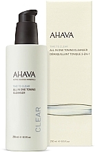 Toning Face & Eye Cleanser - Ahava Time To Clear All in One Toning Cleanser — photo N2