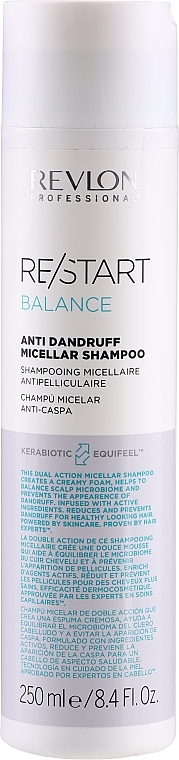 Anti-Dandruff Shampoo - Revlon Professional Restart Balance Anti-Dandruff Micellar Shampoo — photo N1