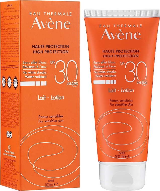 Sun Protection Lotion for Sensitive Skin - Avene High Protection Lait-Lotion SPF30 — photo N2