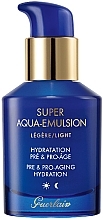 Fragrances, Perfumes, Cosmetics Light Moisturizing Emulsion for Mature Skin and Anti-Aging - Guerlain Super Aqua Light Emulsion