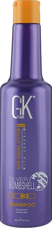 Silver Shampoo for Blonde Hair - GKhair Silver Shampoo — photo N1