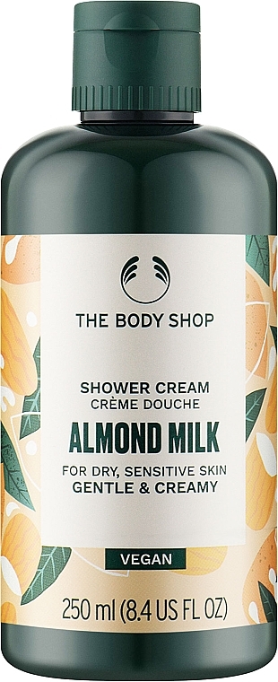Shower Cream Gel - The Body Shop Vegan Almond Milk Gentle & Creamy Shower Cream — photo N6