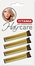 Fragrances, Perfumes, Cosmetics Bobby Pins, golden, 7 cm, 20 pcs - Titania