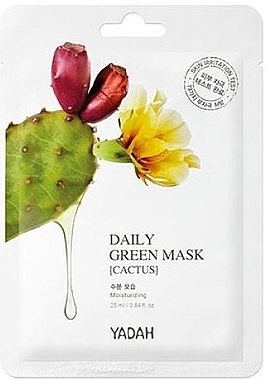 Daily Mask "Cactus" - Yadah Daily Green Mask Cactus — photo N1