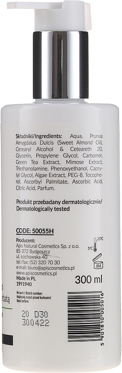 Cleansing Face Lotion - APIS Professional Cleansing Antibacterial Lotion — photo N4