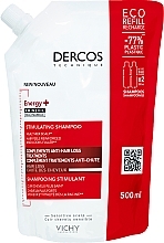 Toning Anti Hair Loss Shampoo - Vichy Dercos Energy+ Stimulating Shampoo (refill) — photo N1