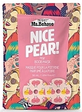 Fragrances, Perfumes, Cosmetics Breast Mask - Mad Beauty Ms.Behave Nice Pear Boob Mask