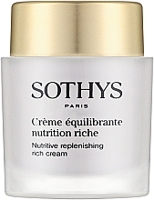 Fragrances, Perfumes, Cosmetics Nourishing Cream - Sothys Nutritive Replenishing Rich Cream