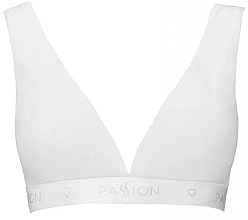 Fragrances, Perfumes, Cosmetics Cotton Sport Top with Deep Neckline PS015, white - Passion
