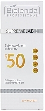 Fragrances, Perfumes, Cosmetics Satin Face Cream - Bielenda Professional Supremelab Satin Protective Face Cream SPF 50