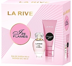 Fragrances, Perfumes, Cosmetics La Rive In Flames - Set (edp/90ml+sh/gel/100ml)