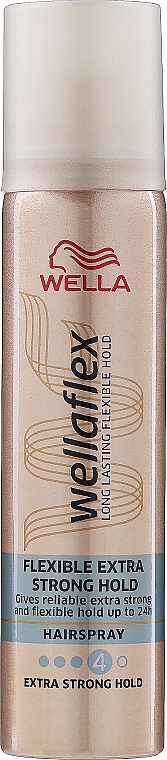 Extra Strong Hold Hair Spray - Wella Wellaflex — photo N2