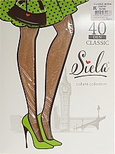 Tights "Classic", 40 Den, daino - Siela — photo N1