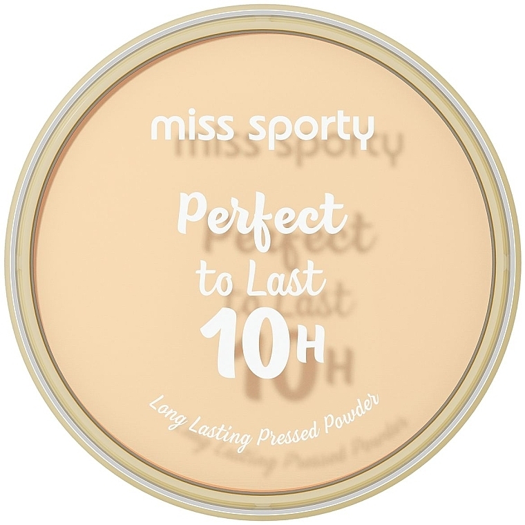 Face Compact Powder - Miss Sporty Perfect To Last 10H Long Lasting Pressed Powder — photo N1