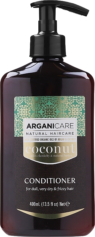 Coconut Hair Conditioner - Arganicare Coconut Conditioner For Dull, Very Dry & Frizzy Hair — photo N1