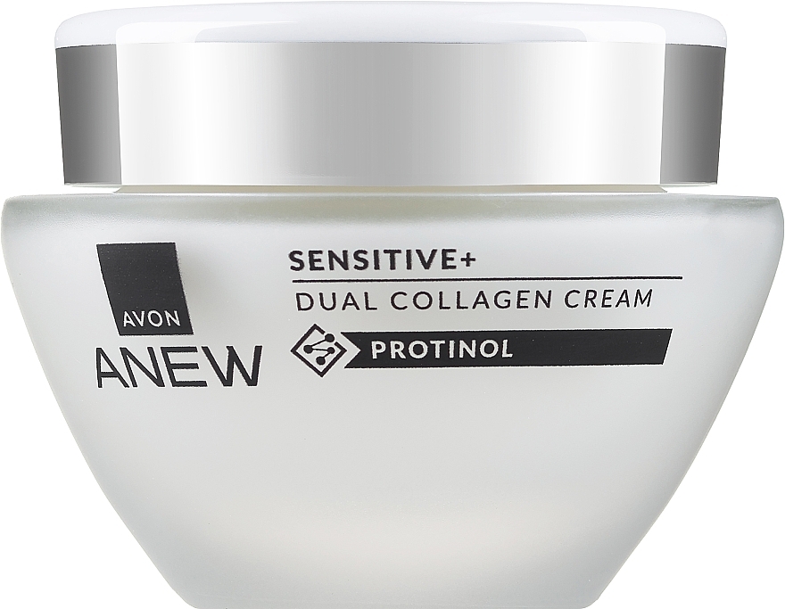 Repairing Face Cream - Avon Anew Sensitive+ Dual Collagen Cream — photo N1