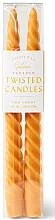 Fragrances, Perfumes, Cosmetics Twisted Candle, 25.4cm - Paddywax Tapered Twisted Candles Golden