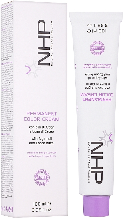 Ammonia-Free Hair Color with Argan Oil - Maxima NHP Permanent Color Cream — photo N1