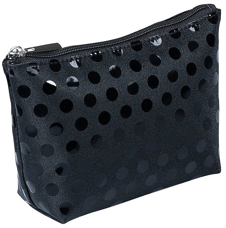 Makeup Bag "Polka Dot", 98413, black - Top Choice — photo N1