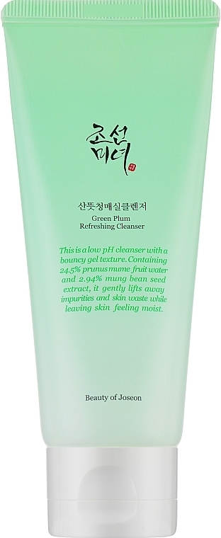 Face Cleansing Gel with Green Plum - Beauty Of Joseon Green Plum Refreshing Cleanser — photo N1
