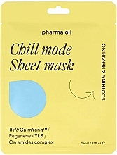 Revitalizing Face Mask - Pharma Oil Chill Mode Sheet Mask — photo N1