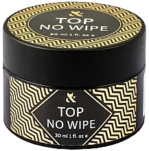 Nail Top Coat without Sticky Layer - F.O.X Top No Wipe (can) — photo N5