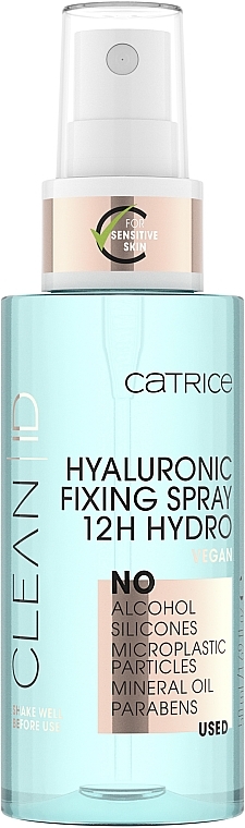 Moisturizing Fixing Spray with Hyaluronic Acid - Catrice Clean ID Moisturizing Fixing Spray — photo N2