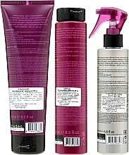 Set "Perfect Volume. Burning Brunette" - Mades Cosmetics (sham/250ml + cond/250ml + spray/200ml) — photo N3