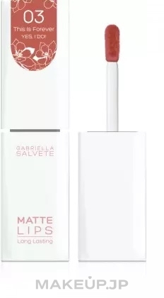 Liquid Matte Lipstick - Gabriella Salvete Matte Long Lasting Liquid Lipstick — photo 03