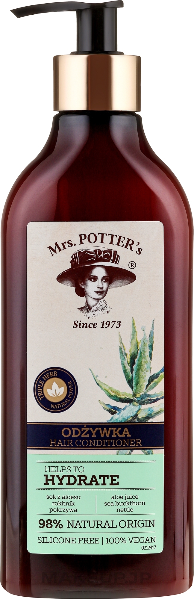 Hair Conditioner - Mrs. Potter's Helps To Hydrate Hair Conditioner — photo 390 ml