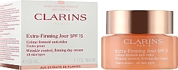 Day Cream - Clarins Extra-Firming Wrinkle Control Day Cream SPF15 — photo N2