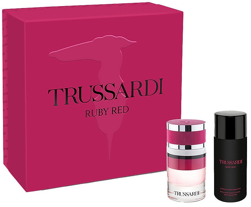 Trussardi Ruby Red - Set (edp/60ml + b/lot/125ml) — photo N1