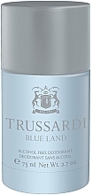 Fragrances, Perfumes, Cosmetics Trussardi Blue Land - Deodorant-Stick