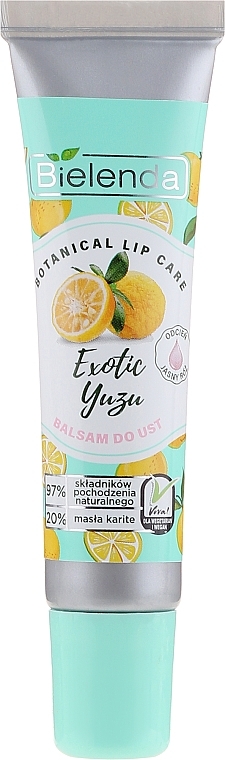 Lip Balm - Bielenda Exotic Yuzu Lip Balm — photo N2